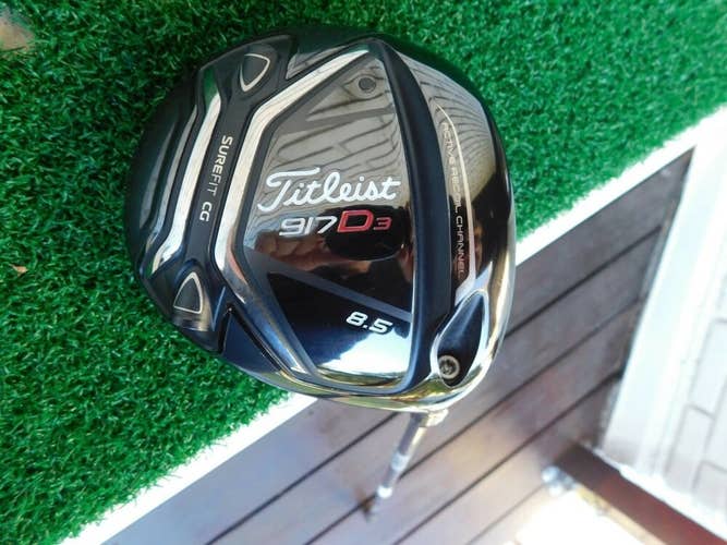 Titleist 917D3 8.5* Driver w/ Aldila Rogue MAX 65g Extra Stiff Flex Shaft