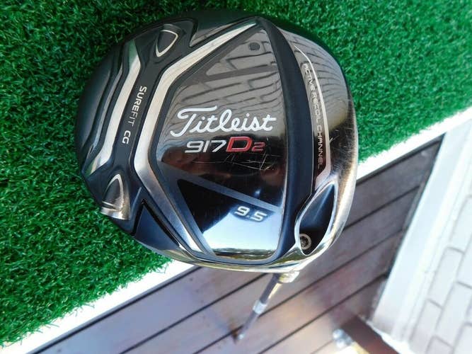 Titleist 917D2 9.5* Driver w/ Diamana Stiff Flex Shaft
