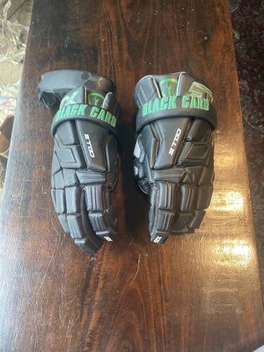 STX Cell III Lacrosse Gloves BLACK CARD