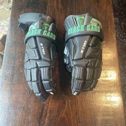STX Cell III Lacrosse Gloves BLACK CARD