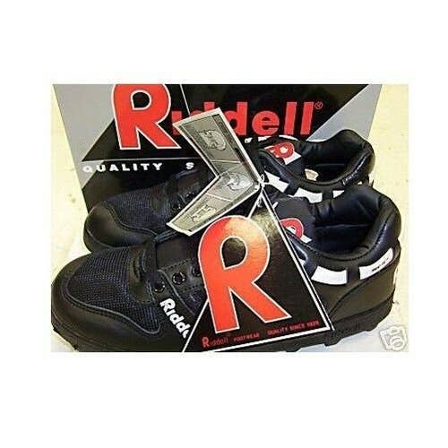 Riddell Rattler Lo low top sports football shoes cleats men mens sz black/white