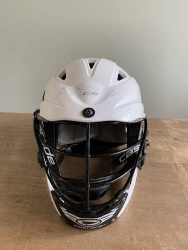 White Used Youth Cascade CS Youth Helmet