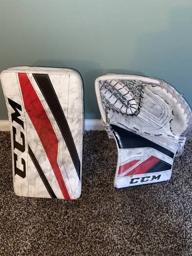 Used Regular Goalie Glove & Blocker Combo