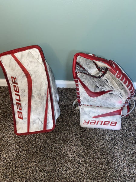 Used Regular Bauer Glove & Blocker