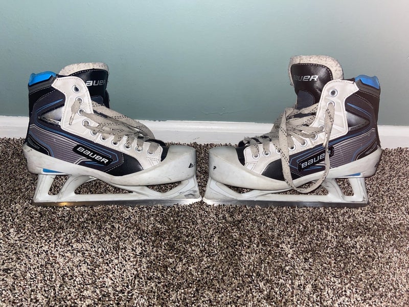 Used Bauer Regular Width Size 6 Reactor 5000 Goalie Skates