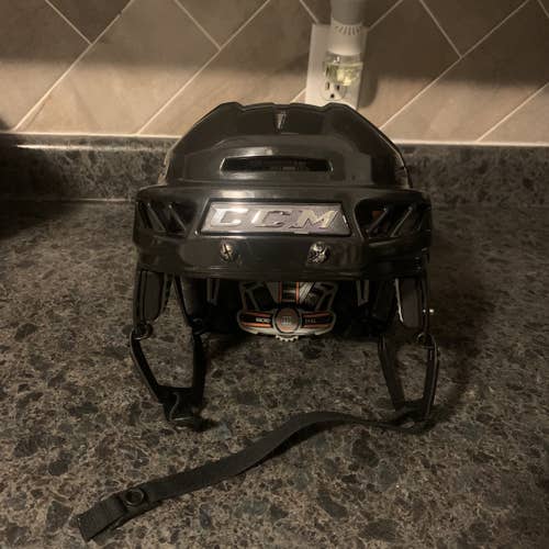 Black Used Medium CCM Fitlite 3DS Pro Stock Helmet