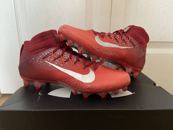 Red Men's Molded Cleats Nike Vapor Untouchable 2