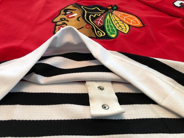 Connor Bedard Chicago Blackhawks Adidas Primegreen Authentic NHL Hockey Jersey, Away / M/50