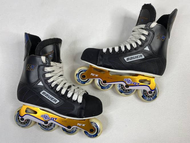 Bauer RX Gold Hockey Inline Skates Vtg Size 6R (7.5 Men US Shoe) Shifter GT Tuuk