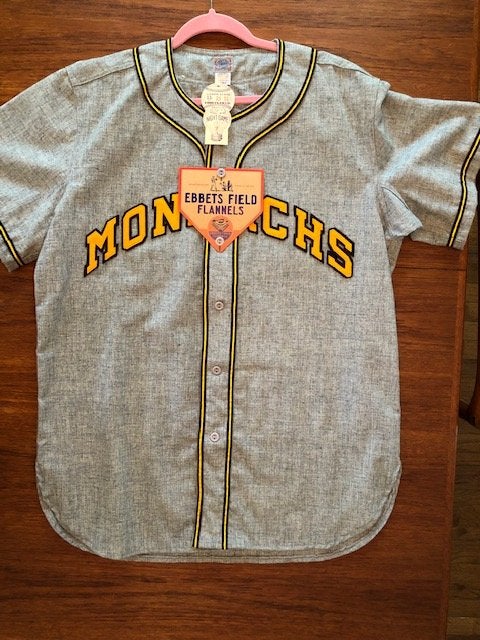 5 Jackie Robinson Kansas City Monarchs Jersey, Negro League Baseball Size L  NWT