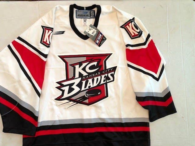 (IHL) Kansas City Blades home jersey