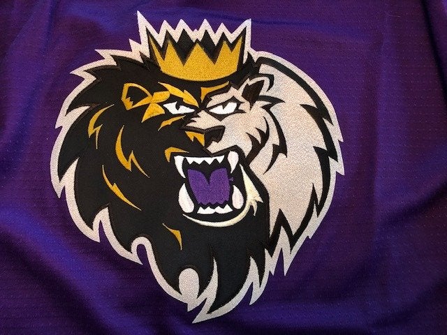 SP Authentic Manchester Monarchs AHL Hockey Jersey Vintage LA Kings Purple  44