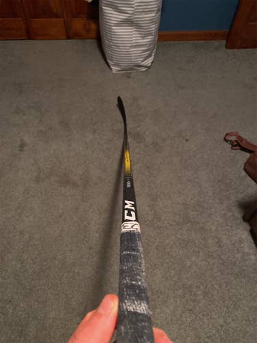 Used Right Handed Super Tacks AS2 Pro Mid Pattern Pro Stock Hockey Stick