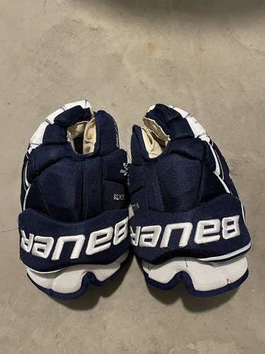 Bauer Vapor 1X Lite Pro UNH Wildcats Pro stock Size 14 Gloves