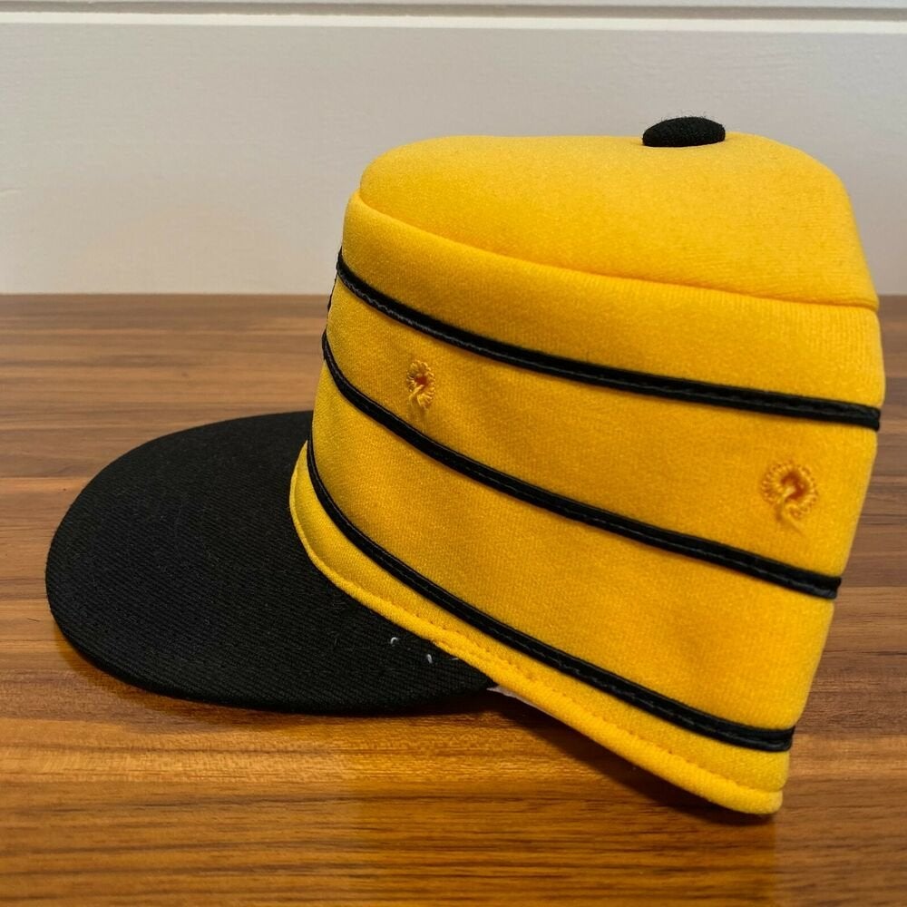 VINTAGE Pittsburgh Pirates Hat Cap Size 7 Yellow New Era Embroidered MLB  USA 90s