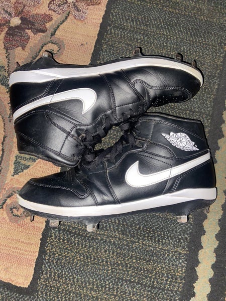 Black Men's Metal High Top Air Jordan