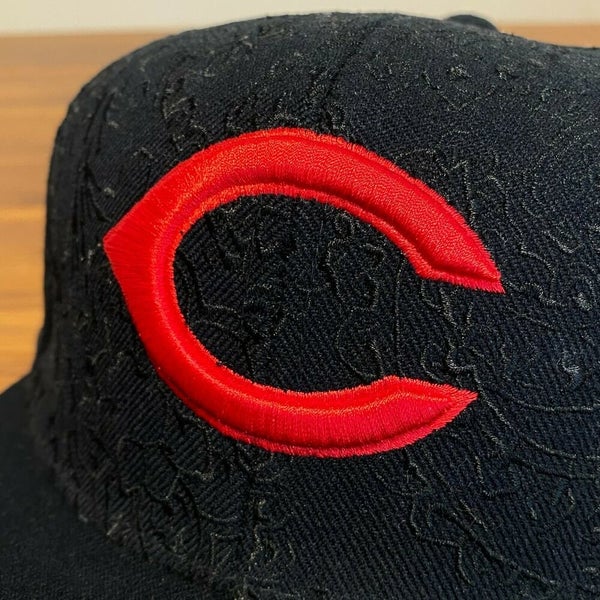 Cincinnati Reds Hat Baseball Cap Fitted 7 5/8 Mitchell & Ness