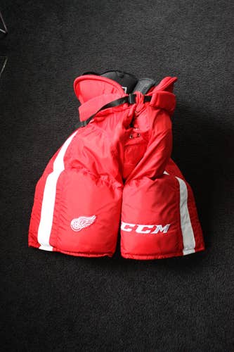 Red Wings Used Senior Large CCM hp UCLX Hockey Pants Pro Stock