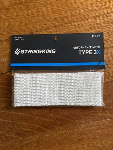 White New StringKing 3X Mesh