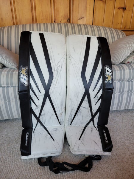 Black Used Senior 34" Brian's Subzero 7.0 Goalie Leg Pads