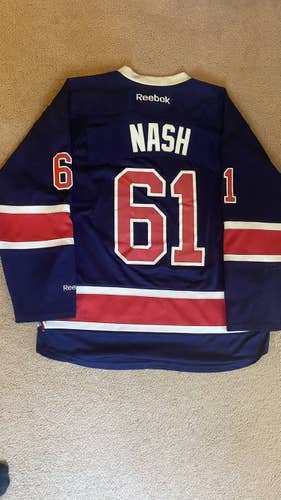 Rick Nash Rangers Reebok Premier Jersey Size XL MSRP $180