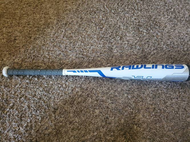 Used Kid Pitch (9YO-13YO) USSSA Certified Rawlings Hybrid Velo Bat (-10) 19 oz 29"