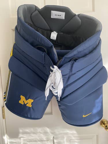 Blue Senior New XL Bauer custom Hockey Goalie Pants Pro Stock