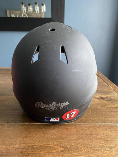 Black New 6.5-7.5 Rawlings CFBHN-R2 Batting Helmet