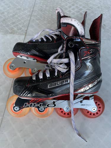 Junior Bauer Regular Width Size 3.5 Vapor X2.7 Inline Skates