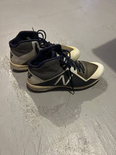 Blue Men's Molded Cleats High Top