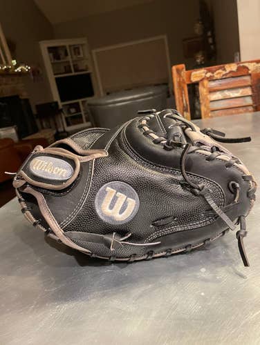 Black High School/College Catcher's 34" A2000 Baseball Glove