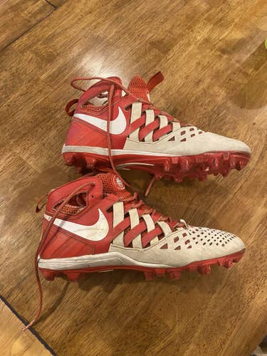 Red Adult Molded Cleats Nike