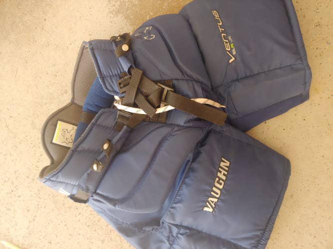Blue Junior Used Small Vaughn Ventus SLR Pro Hockey Goalie Pants