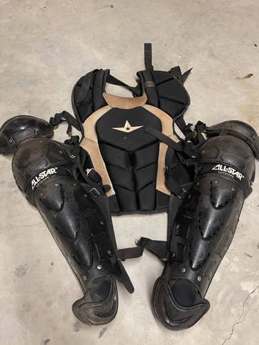 Used All Star System 7 Catcher's Set