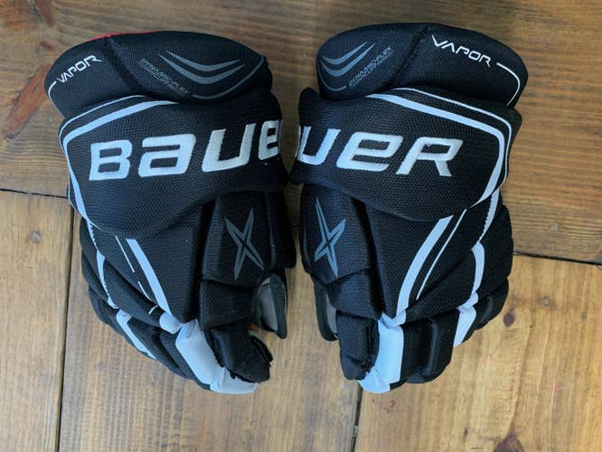 Used Bauer Vapor x850 Lite Black Gloves 15"