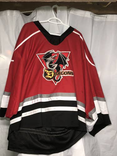 Red Used Goalie Cut  Jersey