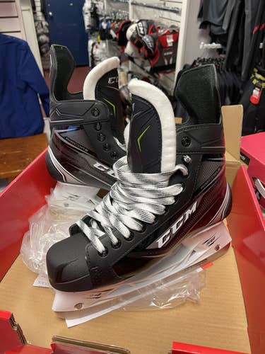 Brand New. Never Baked or Sharpened CCM Size 9.5D 74K Hockey Skates