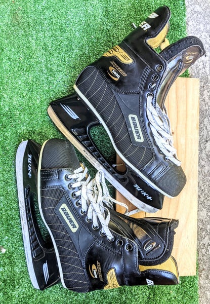 Senior Used Bauer Supreme 5000 Hockey Skates Regular Width Size 10.5