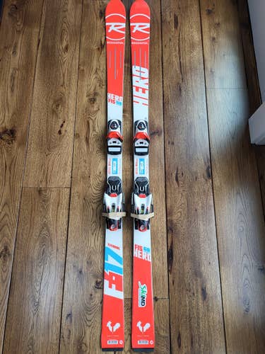 158 cm 2017 Rossignol Hero FIS GS Pro Skis With Bindings