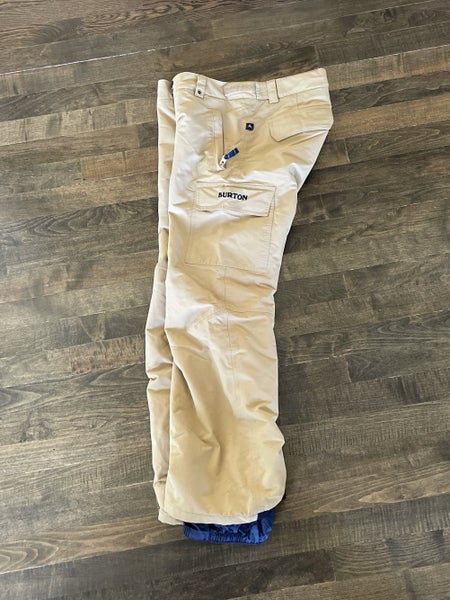 Used Youth Tan Burton Ski And Snowboard Pants