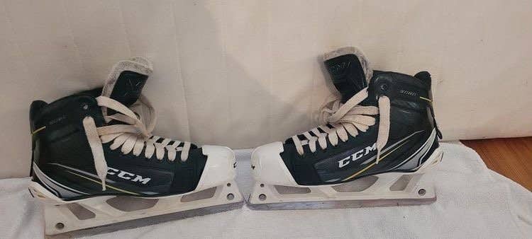 Senior CCM Regular Width Size 10 Tacks 9060 Hockey Goalie Skates