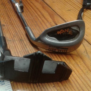 Level Best Training Angle Iron with 2 Putter Chippers (Northwestern and Rawlings)