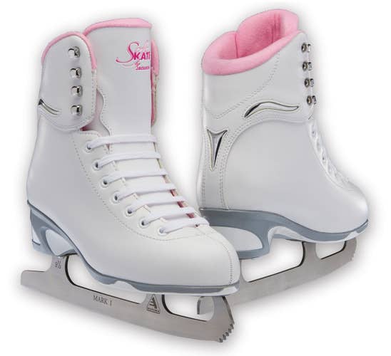 New In Box - Jackson Softskate JS181 - with Pink trim - Size 12 (Girls)