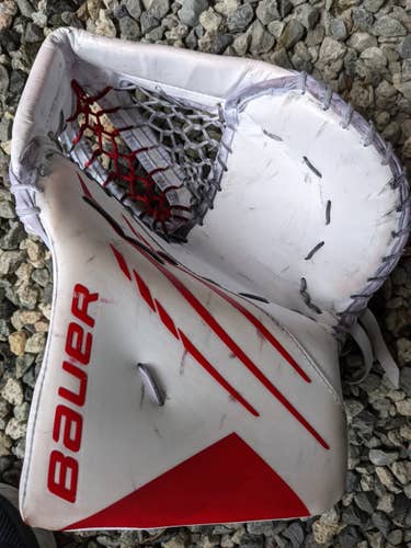 White Senior Used Bauer Regular Pro Hyperlite