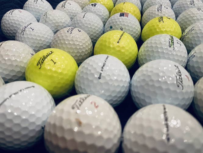 50 Used Titleist ProVI Golfballs