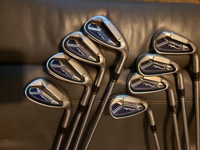 Used Men's Adams Right Handed RPM3 Iron Set Regular Flex Steel Shaft