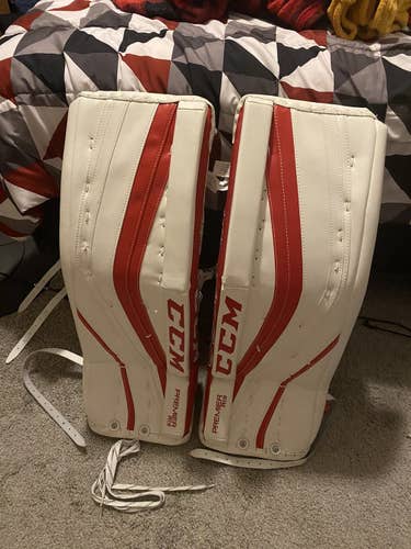 LIKE NEW 30 + 1” CCM  Premier R1.9 Goalie Leg Pads