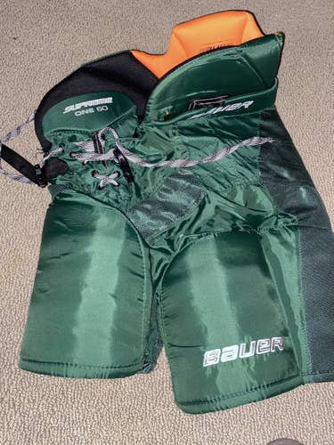 Green Junior Large Bauer Supreme One60 Hockey Pants