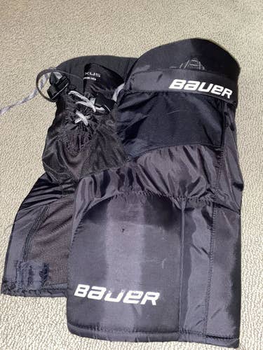 Black Used Medium Bauer Nexus 7000 Hockey Pants