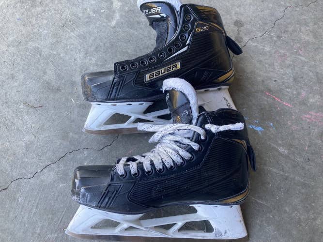 Used Bauer Regular Width Size 7.5 Supreme S29 Hockey Goalie Skates